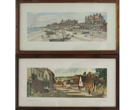 A pair of carriage prints: SOUTHWOLD SUFFOLK by F.W.Baldwin and WEST WYCOMBE BUCKINGHAMSHIRE by Horace Wright. Both from the 
