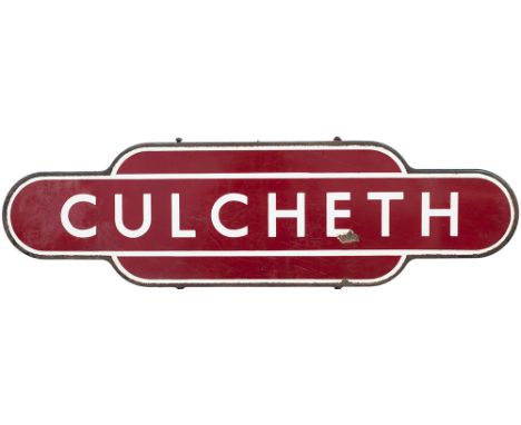 Totem BR(M) FF CULCHETH from the former Great Central station between Glazebrook and Lowton. In good condition with some ligh