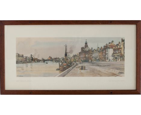 Carriage Print GREAT YARMOUTH, NORFOLK by Fred Baldwin from the LNER Post War Series, around 1947. In excellent condition in 