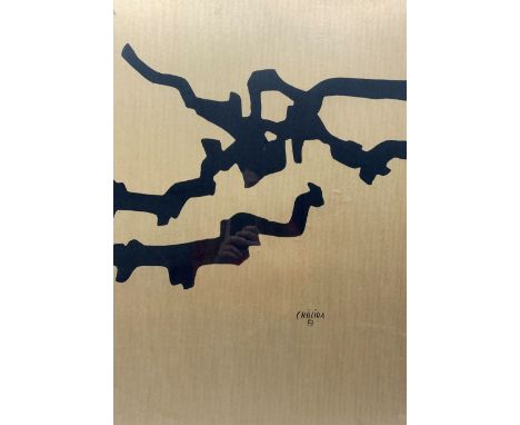 Eduardo Chillida (Spanish 1924-2002): Marmol y Plomo II, lithograph signed in the plate 77cm x 53cm