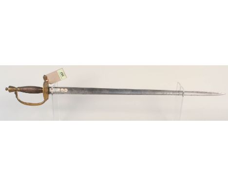 A British 1796 patt Infantry Officers sword (no scabbard)