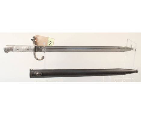 An Argentinean model 1891 bayonet with scabbard (German export)