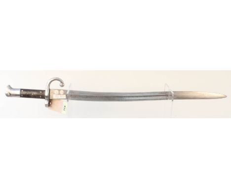 A Turkish model 1874 sword bayonet (no scabbard)