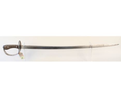 A Turkish Cavalry Toppers sword, early 20th Century (no scabbard)