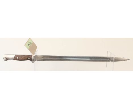 An unknown bayonet (possibly for Mauser) (no scabbard)