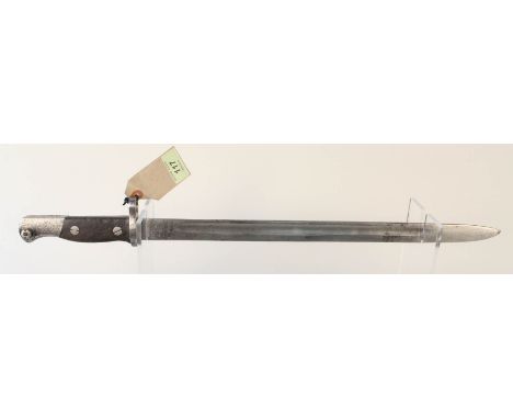 An unknown bayonet (possibly for Mauser) (no scabbard)