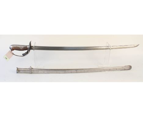 A Japanese 1886 patt Cavalry Troopers sword with scabbard