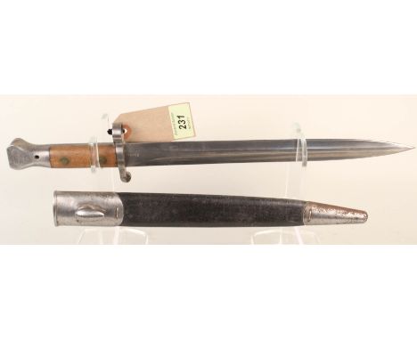 A British model 1888 MkII by Mole with MkI scabbard
