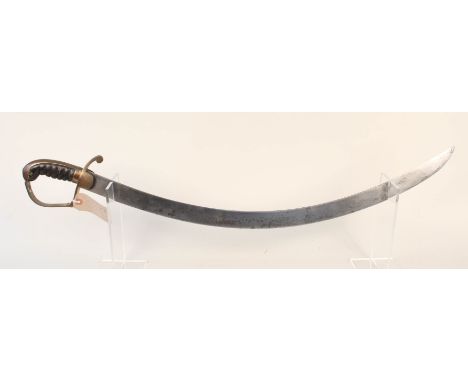 A British Yeomanry Light Cavalry sabre circa 1800 (as found and no scabbard)