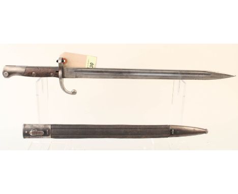 A Brazilian model 1924 bayonet with scabbard