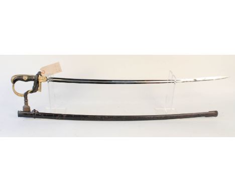 A Third Reich era Army Officers dress sword by Eickhorn with scabbard and sword portepee, a good 'honest' example