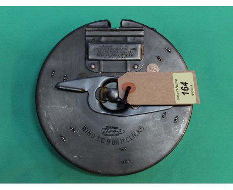 A Thompson S.M.G. 50 round drum magazine by Auto-Ordnance New York