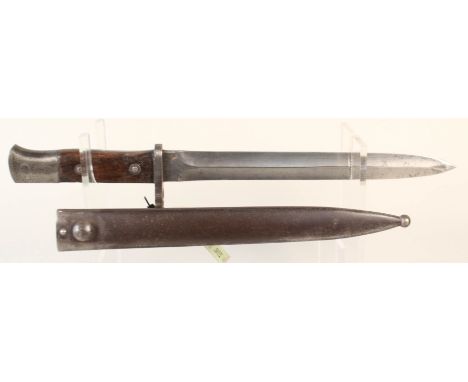 A German export Mauser bayonet with scabbard (possible Serbia)