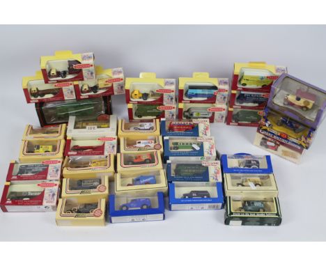 Trackside - EFE - Lledo - 35 x boxed vehicles mostly in 1:76 scale including Scammell Scarab Flatbed in Railfreight livery # 