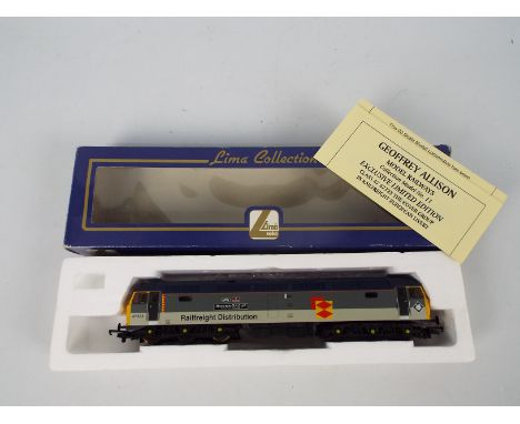 Lima - A boxed  Limited Edition Lima #205075 OO gauge Class 47 diesel locomotive Op.No.47323 'Rover Group' in Railfreight Eur