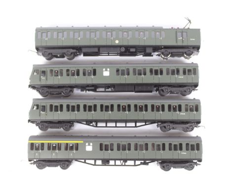DC Kits - An unboxed OO gauge Class 304 EMU 4 car set in BR livery. The models show light signs of use and on two of them the