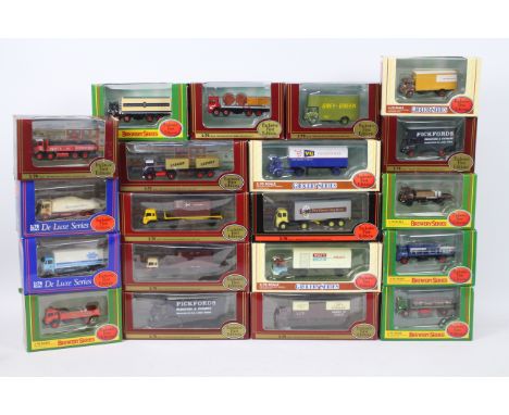 EFE - A collection of 20 x boxed truck models in 1:76 scale including Bedford TK box van in Sainsbury's livery # 22902, AEC E