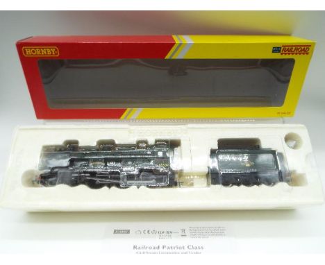 Hornby - an OO gauge model 4-6-0 Patriot class locomotive and tender 'E C Trench' running no 45539, BR green lined livery, # 