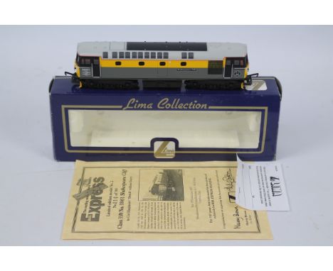 Lima - A boxed  Limited Edition Lima #204756 OO gauge Class 33 diesel / electric locomotive Op.No.33051 'Shakespeare Cliff' i