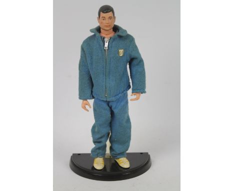 Palitoy - Action Man - A vintage unboxed Palitoy Action Man Olympic Champion figure. The black painted head, hard hand figure