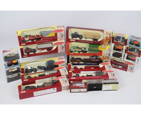 Lledo - Oxford Diecast - Corgi - Hornby - 24 boxed diecast model vehicles in 1:76 scale and similar. Lot includes Lledo Track