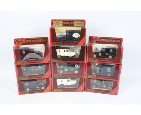 Creaks Of Camberley - Matchbox - Code 3 - 10 x limited edition Police vehicles including 1929 Morris Cowley Norfolk Constabul