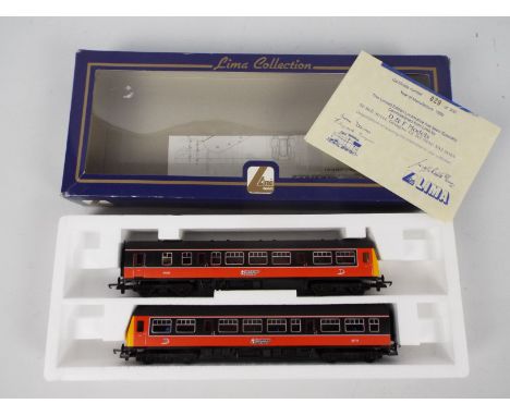 Lima - A boxed Limited Edition Lima #149959 Class 101 two car DMU Op.No.37425  in orange and black Strathclyde Transport live