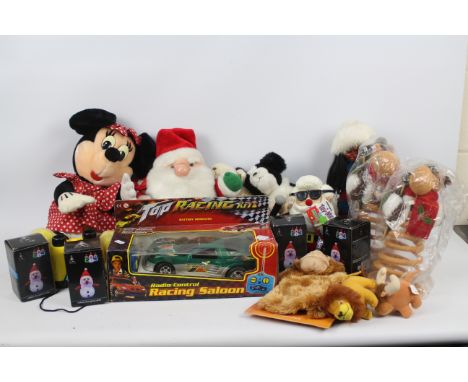 Babe and Friends - Minnie Mouse Eleni's Furs and Craft Inc. - Christmas Decorations. A selection of plush toys, Christmas dec