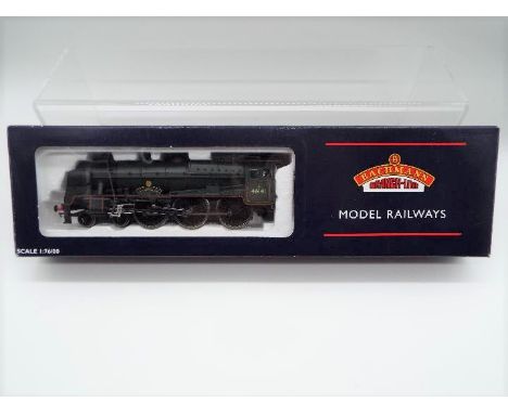 Bachmann - an OO gauge model rebuilt Scot 4-6-0 locomotive and tender, 'The Northern Staffordshire Regt' running no 46141, BR