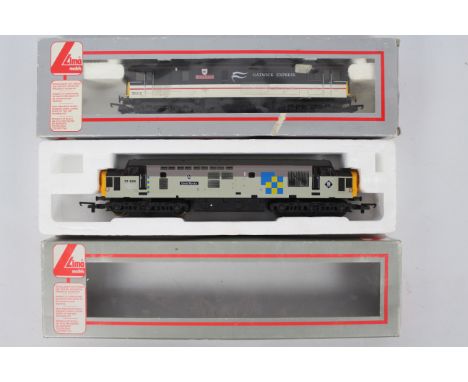 Lima - Two boxed Liam OO gauge diesel locomotives. Lot consists of Lima #205296A2 Class 37 Op.No.37688 'Great Rocks' in Railf