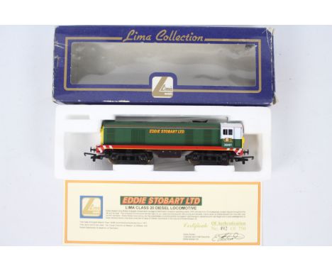 Lima - A boxed Limited Edition Lima #205069 OO gauge Class 20 diesel locomotive Op.No.20001 'Eddie Stobart Ltd.' in Eddie Sto