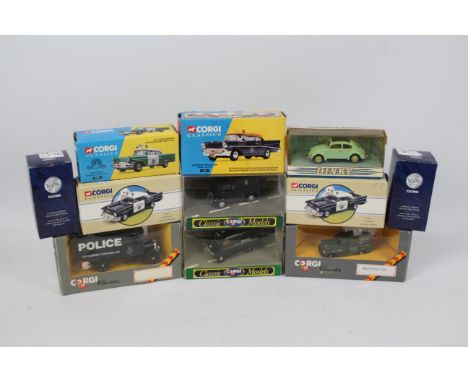 Corgi - 11 x boxed models including limited edition 1957 Chevrolet San Diego Sheriff's car # 51301, Nassau County Chevrolet P