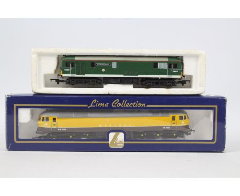 Lima - Q Kits  - Two OO gauge locomotives. Lot consists of Kestral Class Op.No.HS4000 'Kestral' in yellow ochre and chocolate