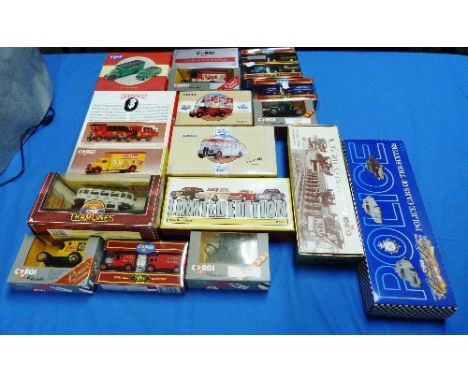 Corgi / Corgi Classics; boxed examples, some limited editions, including D75/1 Police Cars of the Sixties, Transport of the 3