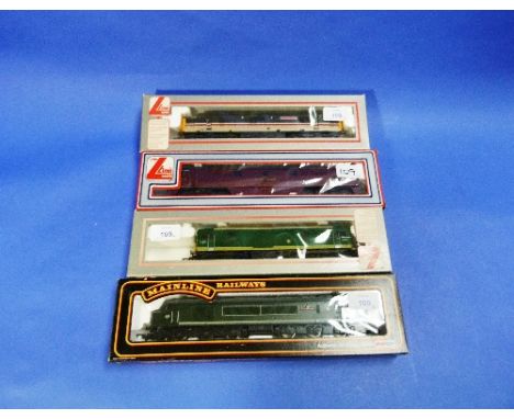 Lima Models; three '00' gauge locomotives: L205121 Class 52 D1016 'Western Gladiator'; L205290 Class 37 37401 'Mary Queen of 