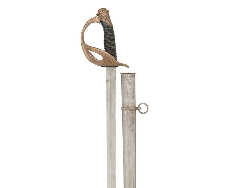 A FRENCH MODEL 1896 CAVALRY SWORD, CHÂTELLERAULT, DATED 1914 of regulation type, blade with arsenal inscription and the date,