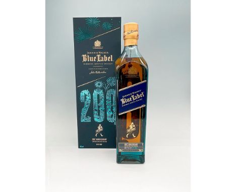 Celebrate the distillery's 200th anniversary with this beautiful unopened 700ml 40% ABV limited edition bottle of Johnnie Wal