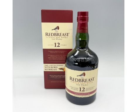 Pure pot still whiskey, aged for a minimum of 12 years in a combination of sherry casks and Bourbon barrels. Unopened 750ml b