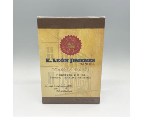 Launched in 2013 in collaboration with Barcelo Rum, E. Leon Jimenes Rum was crafted to honor the 110th Anniversary of La Auro