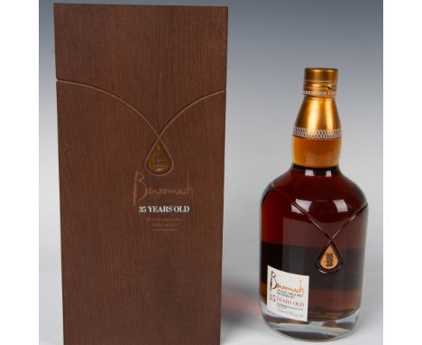 Benromach 35 Year Speyside Single Malt Whisky is a pinnacle expression of Speyside single malt, showcasing the magic that can