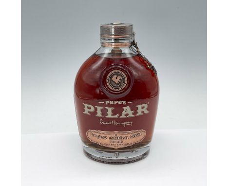 Commemorative dark rum blend from Papa's Pilar Rum, crafted by Master Blender &amp; Distiller Ron Call. This blend includes 9