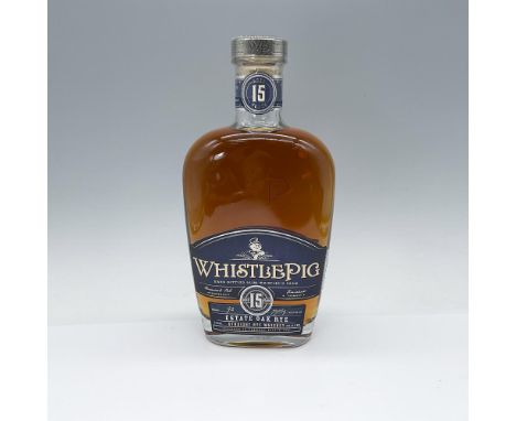 Exceptional 15-year-aged rye whiskey, matured in Vermont Estate Oak barrels. Whistlepig's oldest, crafted from their own farm