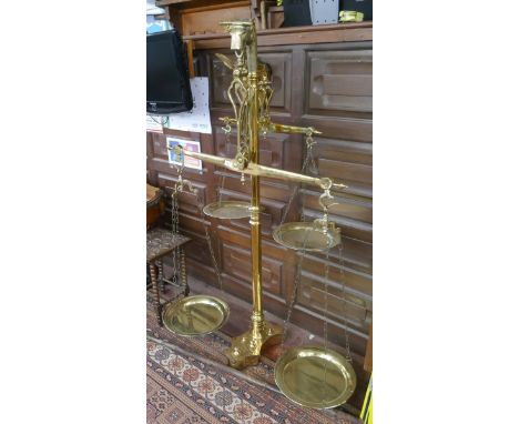 Portuguese butchers scales- Approx height: 159cm