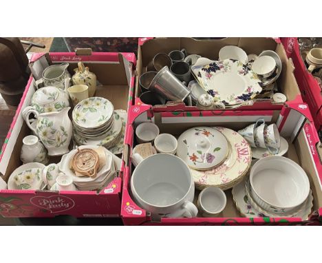 Collectable to include Tuscan tea service, Royal Worcester etc 