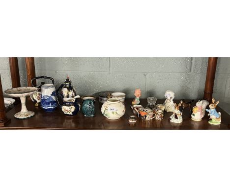 Collection of ceramics to include Crown Derby, Beswick etc 