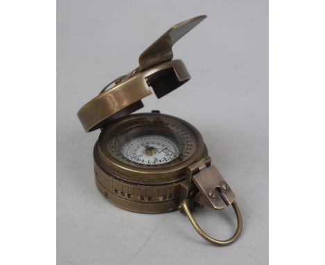 Brass compass marked T.G. Co Ltd MKIII 1941