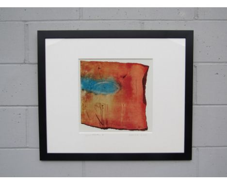 TERRY DUFFY (b.1948) A framed and glazed limited edition print titled 'Lyrical Abstraction III'. Signed in pencil and dated 2