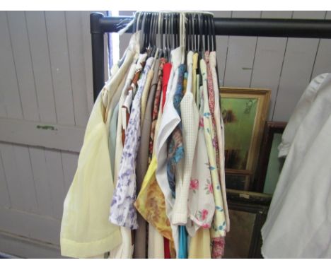 A good quantity of ladies blouse and knitwear from the late 1950's and later 