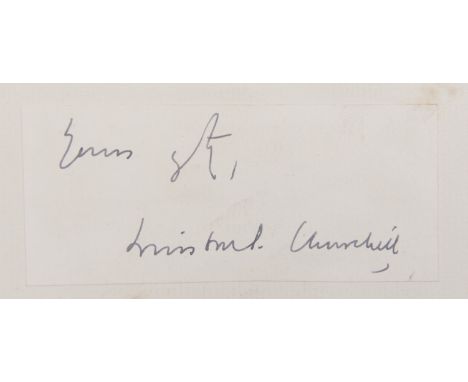 Autograph album. An extensive collection of signed pieces by British political leaders 1919-1930, including those of the Prim