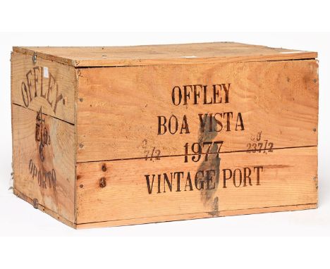 Offley Boa Vista Vintage Port, 1977, twelve bottles, OWC 